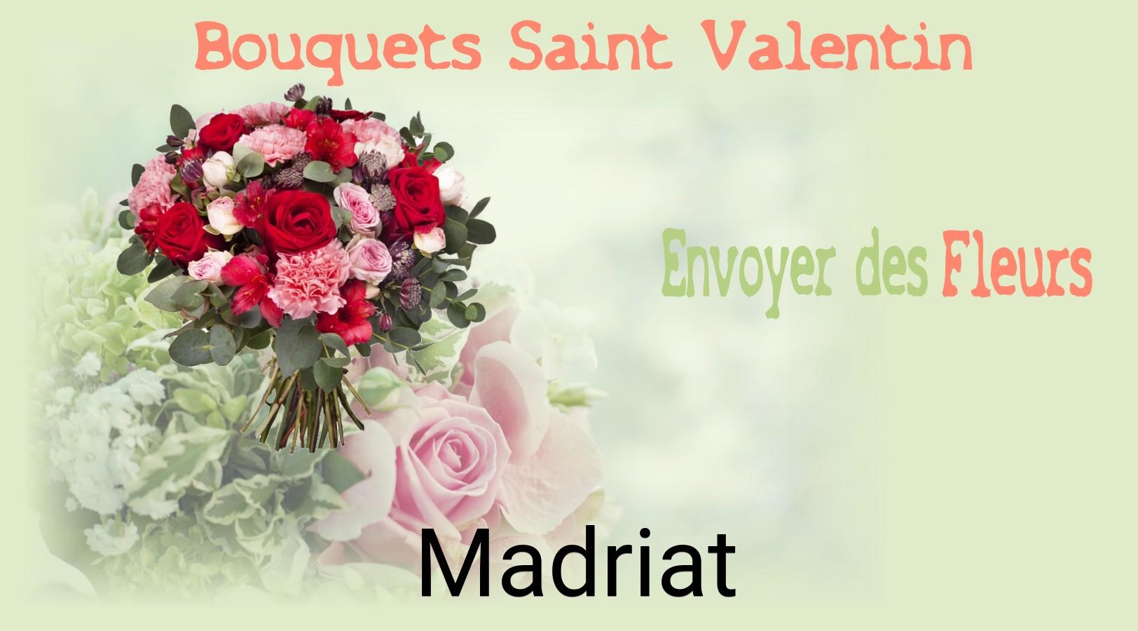 Roses de Saint-Valentin livrées à Madriat